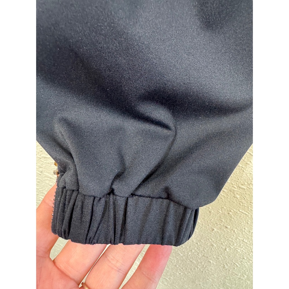 Zyia Active Womens Black Joggers Ankle Zip Drawstring Athletic Pants Small - Picture 4 of 6